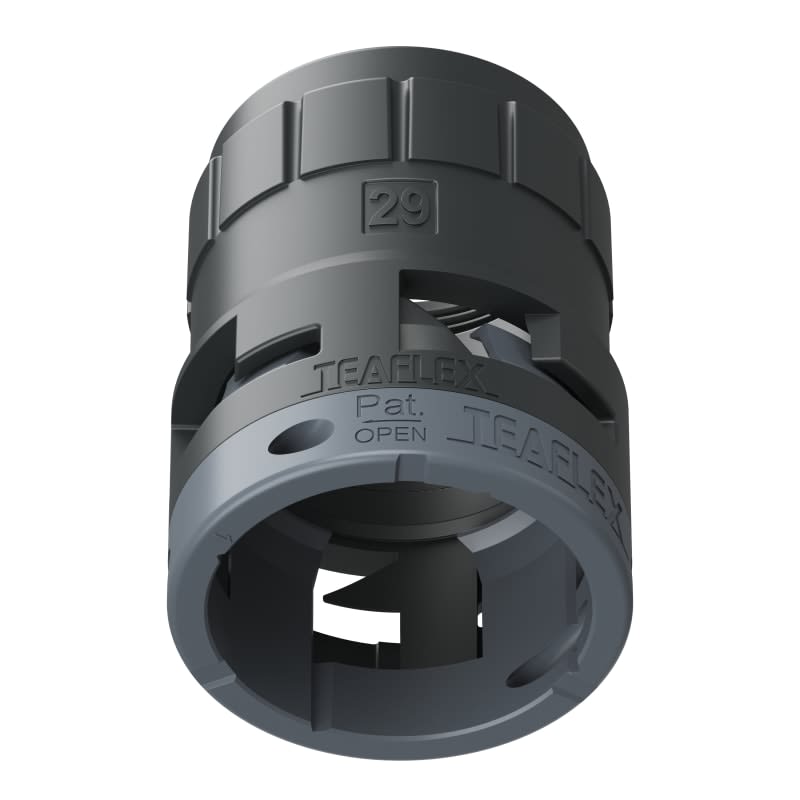 TEAFLEX - FEMM. IP66 NERO SFB29 1 7/16