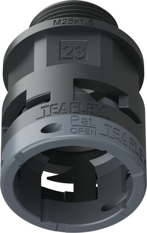 TEAFLEX - RACC.NERO   IP66 SM23  M25X1,5