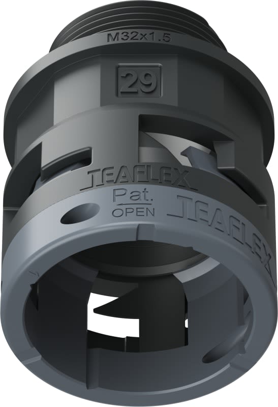 TEAFLEX - RACC.NERO IP66 SM29 M32X1,5