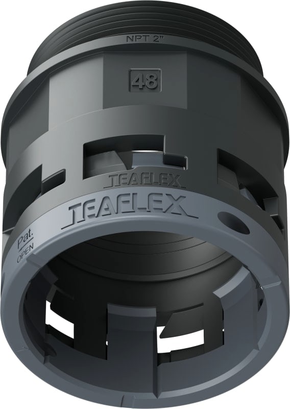 TEAFLEX - RACC.NERO   IP66 SM48 NPT2