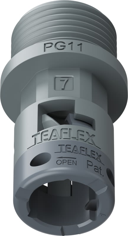 TEAFLEX - RACC.GRIGIO IP66 SM07 PG11