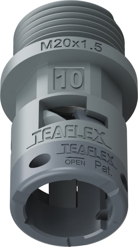 TEAFLEX - RACC.GRIGIO IP66 SM10  M20X1,5