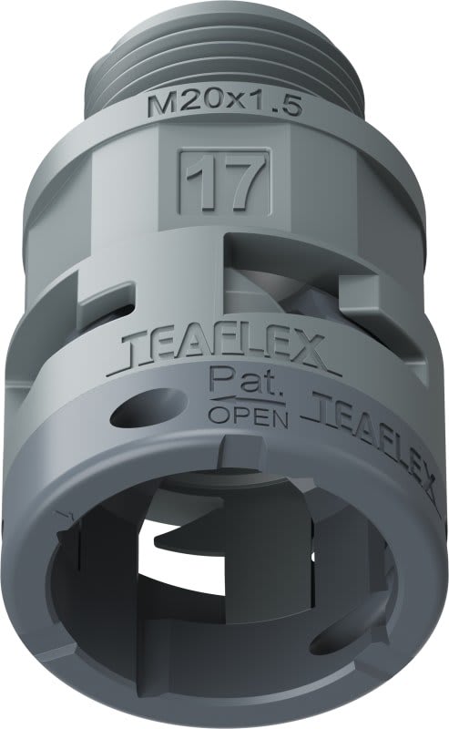 TEAFLEX - RACC.GRIGIO IP66 SM17 M20X1,5