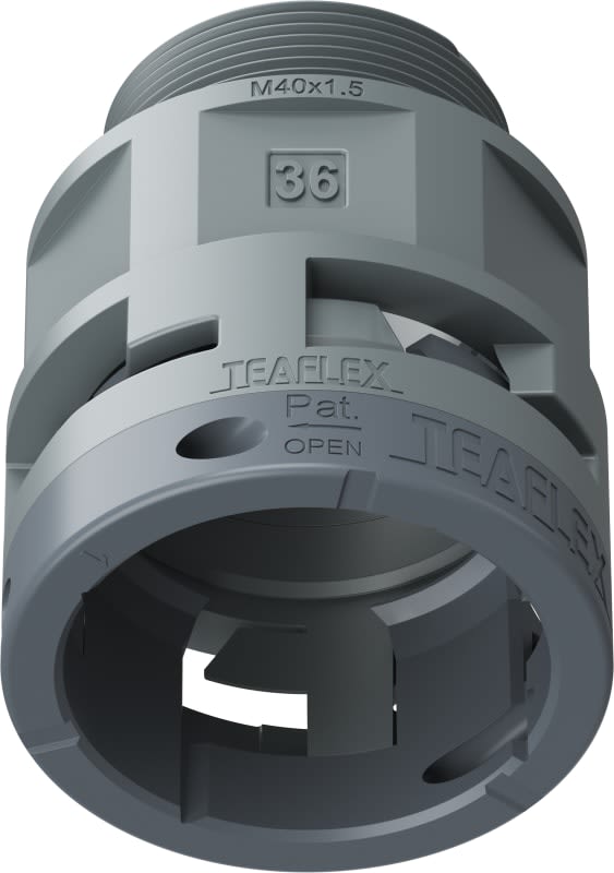 TEAFLEX - RACC.GRIGIO IP66 SM36 M40X1,5