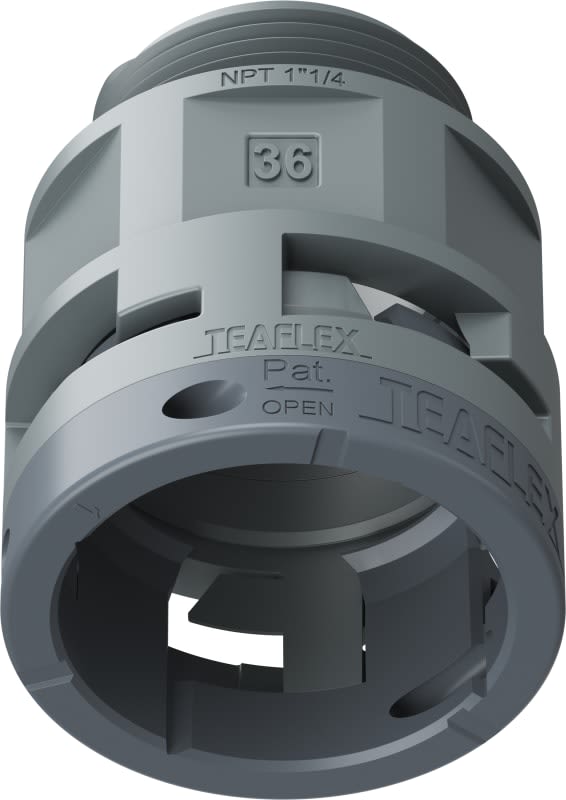 TEAFLEX - RACC.GRIGIO IP66 SM36 NPT1 1/4