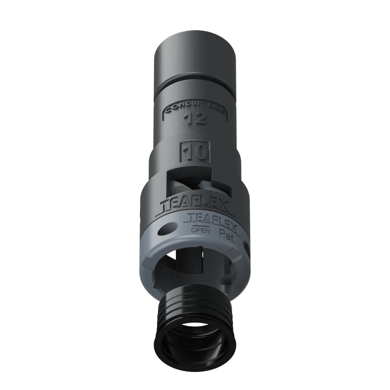 TEAFLEX - RACC.ADATTATORE NERO IP68 1210