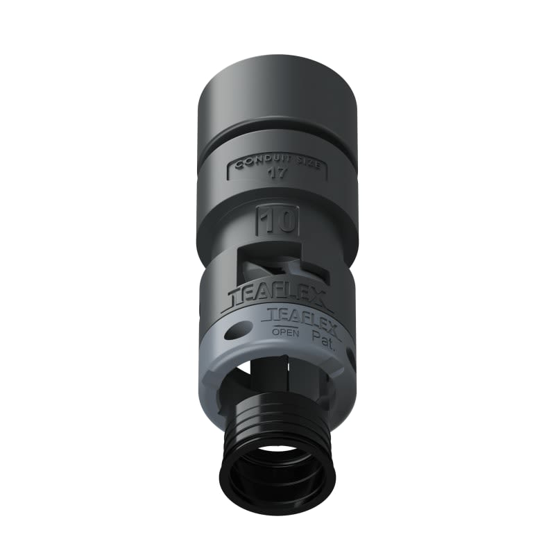 TEAFLEX - RACC.ADATTATORE NERO IP68 1710