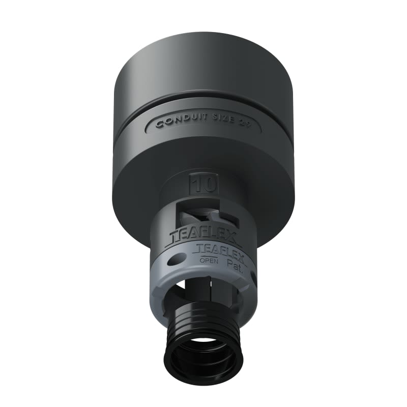 TEAFLEX - RACC.ADATTATORE NERO IP68 2910