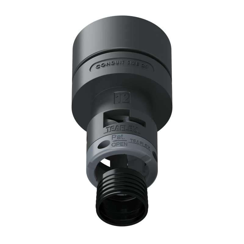 TEAFLEX - RACC.ADATTATORE NERO IP68 2912