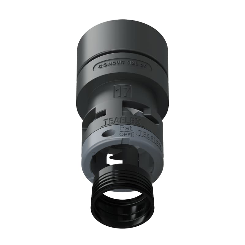 TEAFLEX - RACC.ADATTATORE NERO IP68 2917