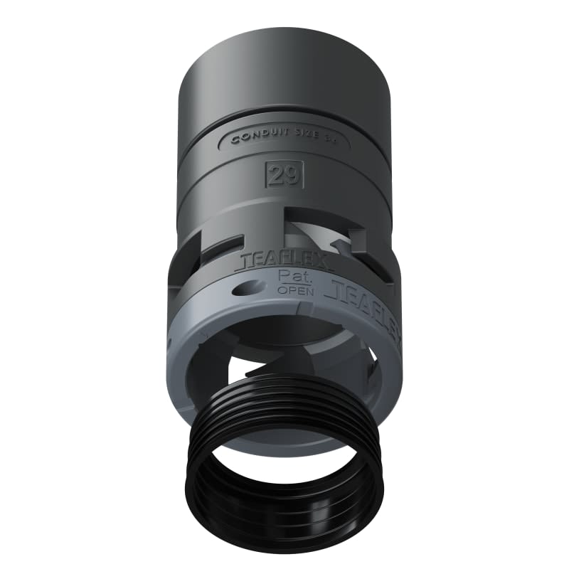 TEAFLEX - RACC.ADATTATORE NERO IP68 3629