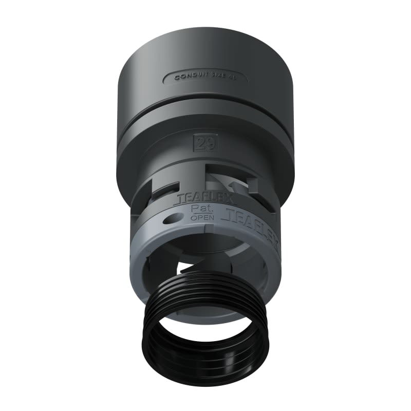 TEAFLEX - RACC.ADATTATORE NERO IP68 4829