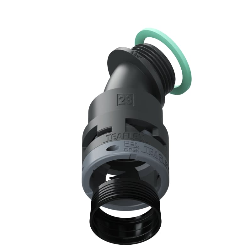 TEAFLEX - CURVA 45 IP68 BF23 3/4NERO