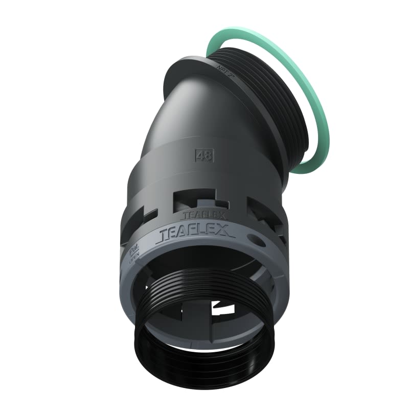 TEAFLEX - CURVA 45 IP68 48NPT 2 NERO