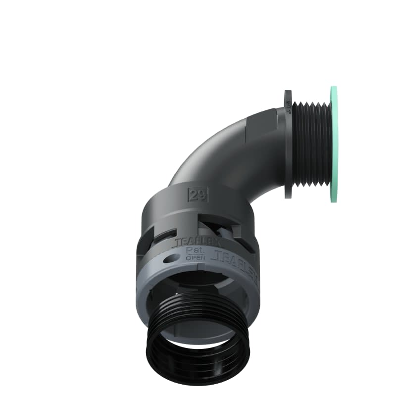 TEAFLEX - CURVA 90 IP68 29NPT 1 NERO