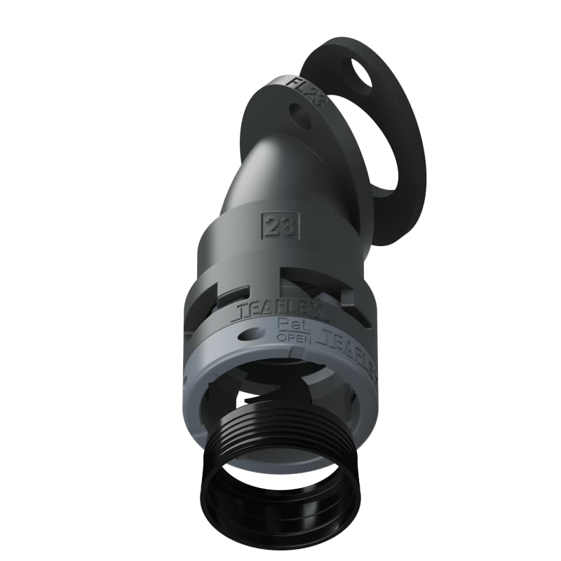 TEAFLEX - FLANGIA 45  IP68 FF23 NERO