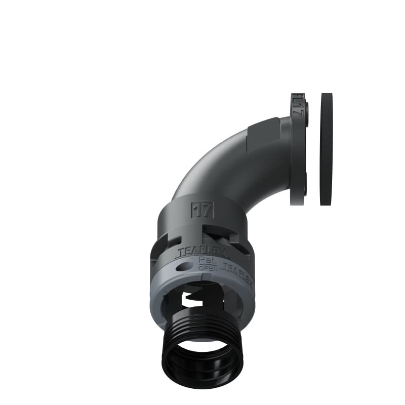 TEAFLEX - FLANGIA 90 IP68 FL17 NERO