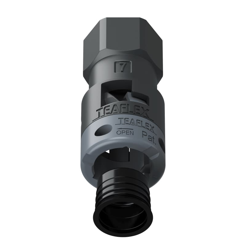 TEAFLEX - FEMMINA IP68 SF07 M12X1,5 NERO