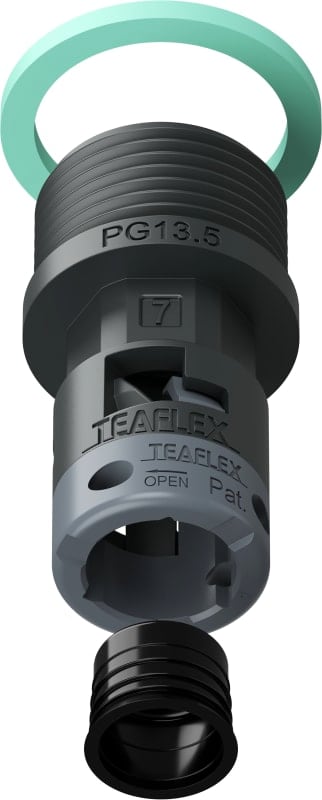 TEAFLEX - RACC.NERO   IP68 SM07  PG13,5