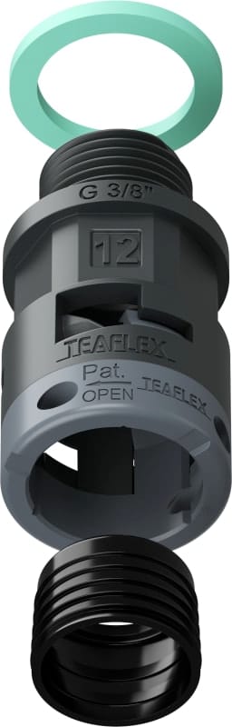 TEAFLEX - RACC.NERO IP68 SM12 G 3/8