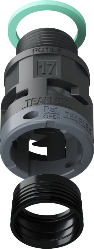 TEAFLEX - RACC.NERO   IP68 SM17  PG13,5