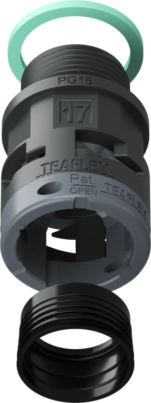 TEAFLEX - RACC.NERO   IP68 SM17  PG16