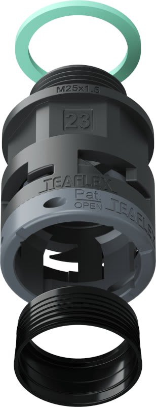 TEAFLEX - RACC.NERO IP68 SM23 M25X1,5