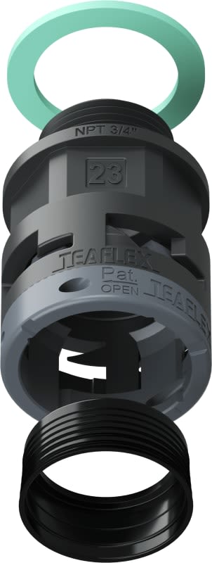 TEAFLEX - RACC.NERO IP68 SM23 NPT 3/4