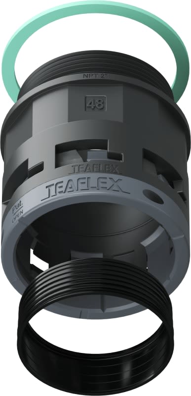 TEAFLEX - RACC.NERO   IP68 SM48 NPT2