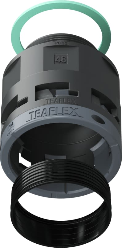 TEAFLEX - RACC.NERO   IP68 SM48 PG36