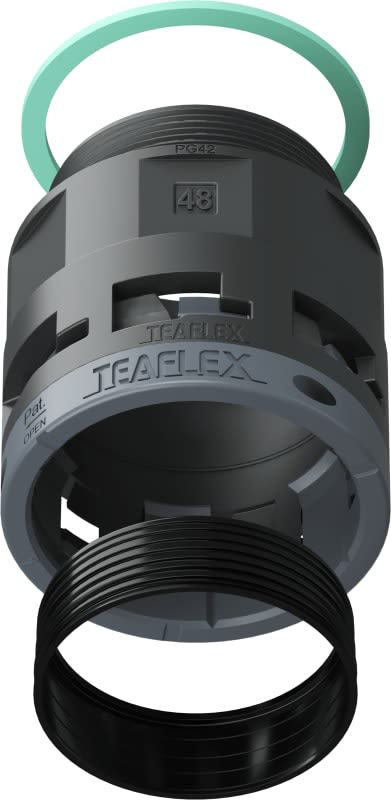 TEAFLEX - RACC.NERO   IP68 SM48 PG42