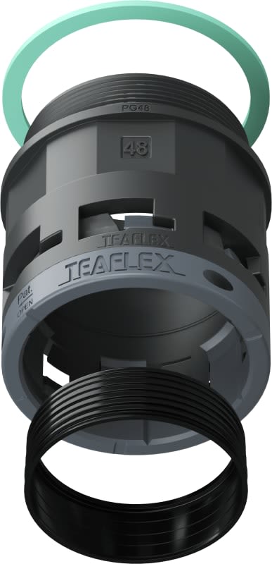 TEAFLEX - RACC.NERO   IP68 SM48 PG48