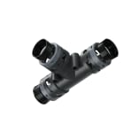 TEAFLEX - RACC. T NERO IP68 23-23-23