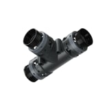 TEAFLEX - RACC. T NERO IP68 29-29-29