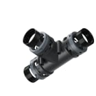 TEAFLEX - RACC. T NERO IP68 36-36-36