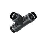 TEAFLEX - RACC. T NERO IP68 48-48-48