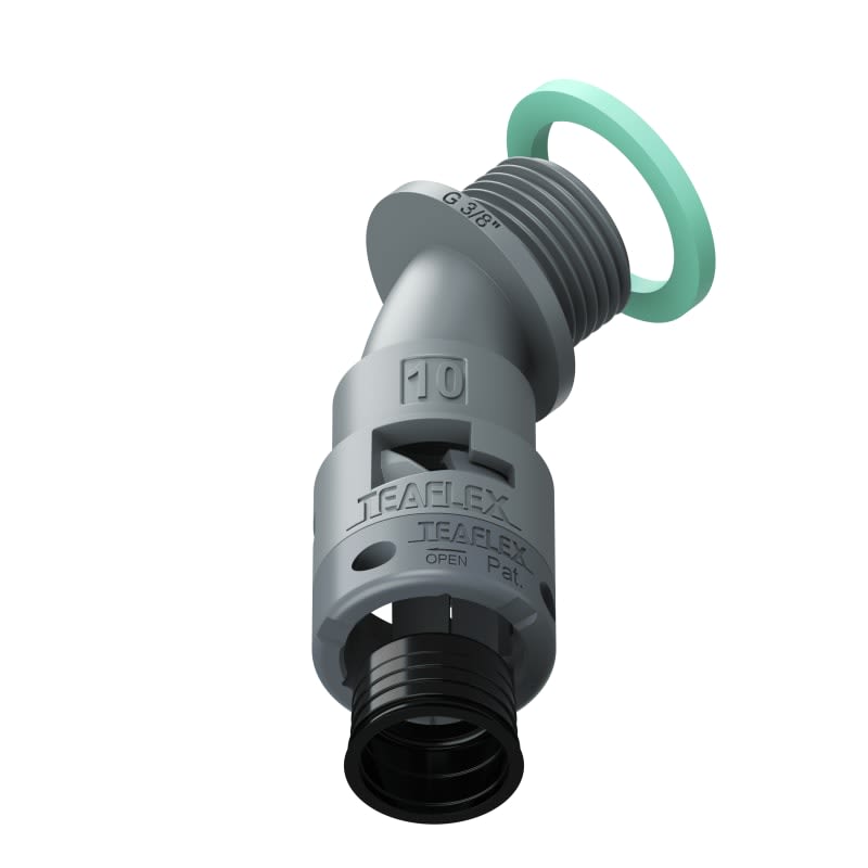 TEAFLEX - CURVA 45 IP68 BF10   3/8GRIGI