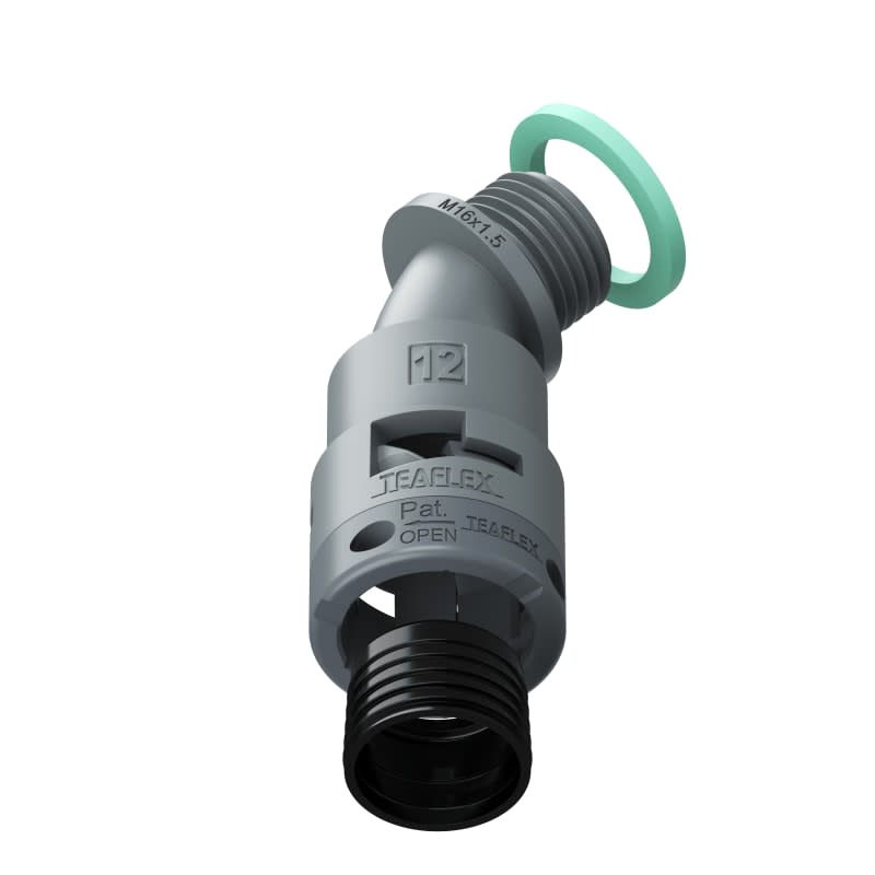 TEAFLEX - CURVA 45 IP68 BF12 M16 GRIGI