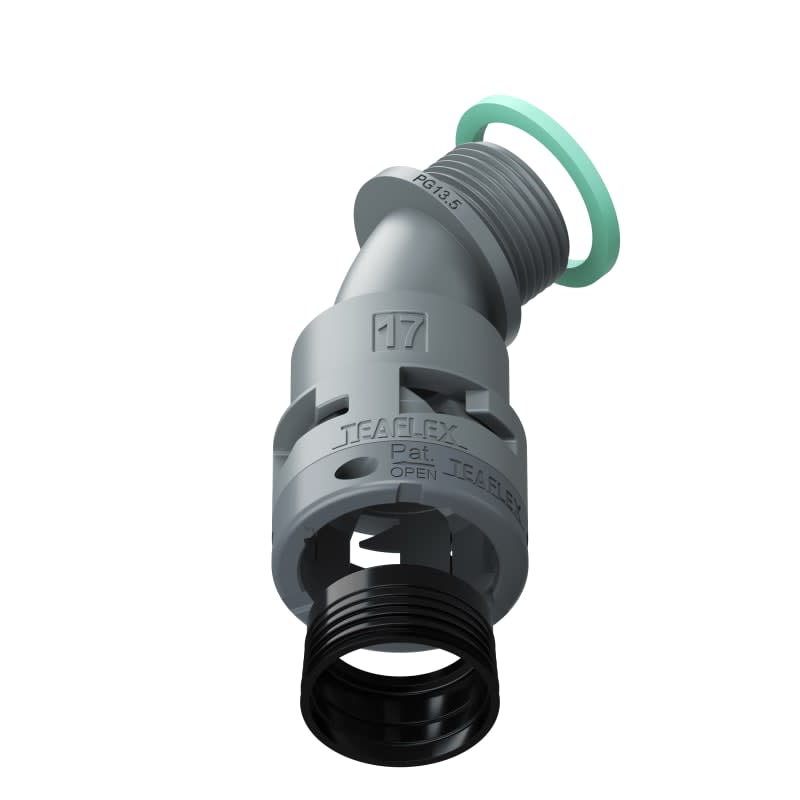 TEAFLEX - CURVA 45 IP68 BF17 PG13 GRIGI