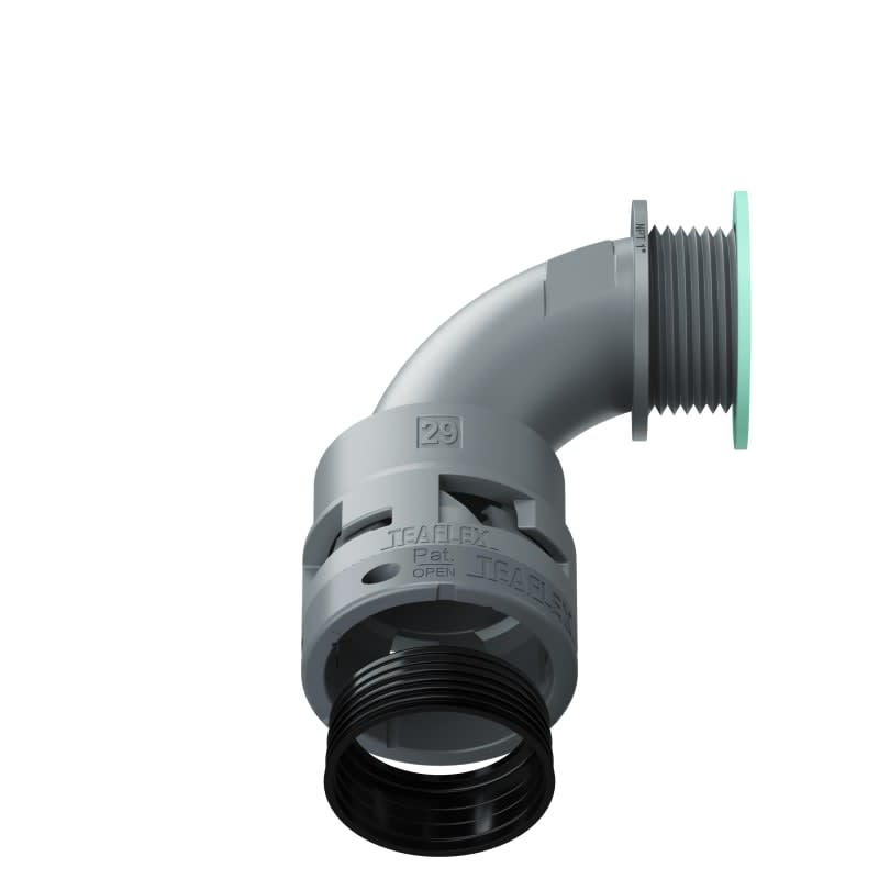 TEAFLEX - CURVA 90 IP68 29NPT 1   GRIGIO