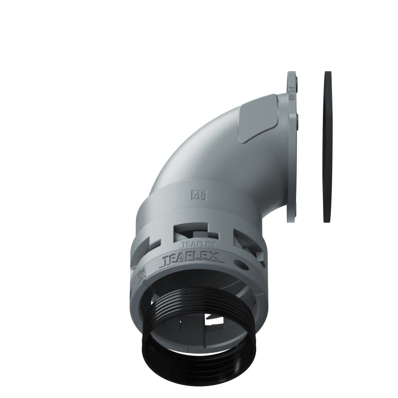 TEAFLEX - FLANGIA 90 IP68 FL48 GRIGIO