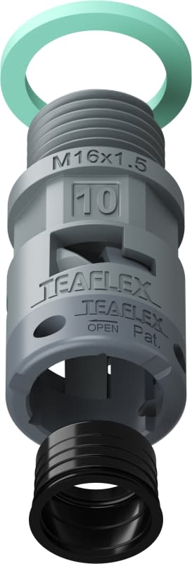 TEAFLEX - RACC.GRIGIO IP68 SM10 M16X1,5