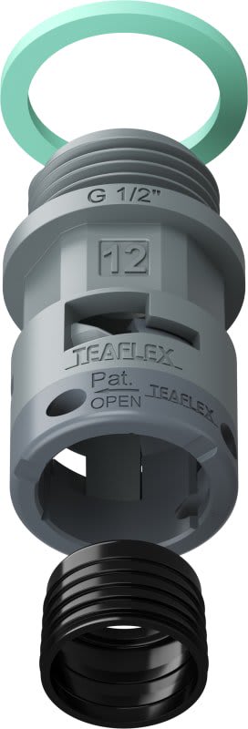 TEAFLEX - RACC.GRIGIO IP68 SM12 G 1/2