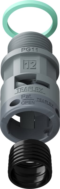 TEAFLEX - RACC.GRIGIO IP68 SM12 PG11