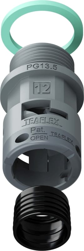 TEAFLEX - RACC.GRIGIO IP68 SM12 PG13,5