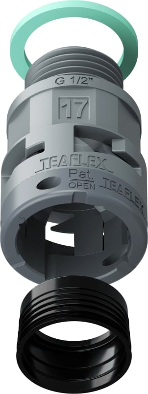 TEAFLEX - RACC.GRIGIO IP68 SM17 G 1/2