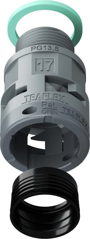 TEAFLEX - RACC.GRIGIO IP68 SM17 PG13,5