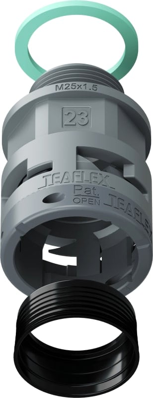 TEAFLEX - RACC.GRIGIO IP68 SM23 M25X1,5