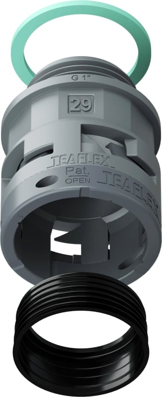 TEAFLEX - RACC.GRIGIO IP68 SM29 G 1