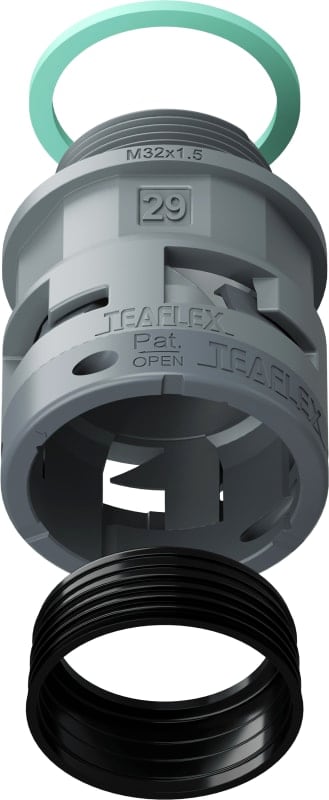 TEAFLEX - RACC.GRIGIO IP68 SM29 M32X1,5